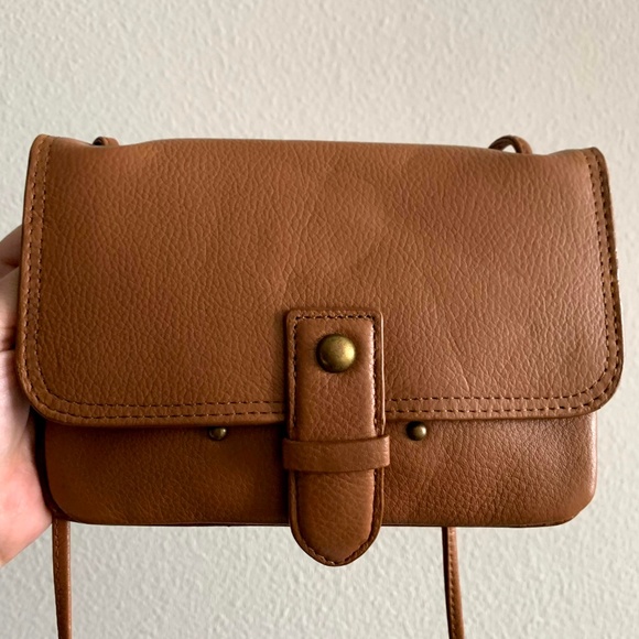 LUCKY TAN LEATHER CROSSBODY PURSE - Picture 3 of 3